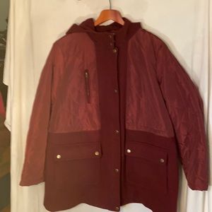 Apt. 9 purple winter coat size 2X.  Good-like new